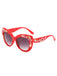Floral Plastic Gradient Sunglasses — vintage elegance for the modern woman