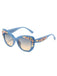 Floral Plastic Gradient Sunglasses — vintage elegance for the modern woman
