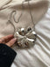 Flower Shape Alloy Chain Mini Bag - vintage fashion, retro style