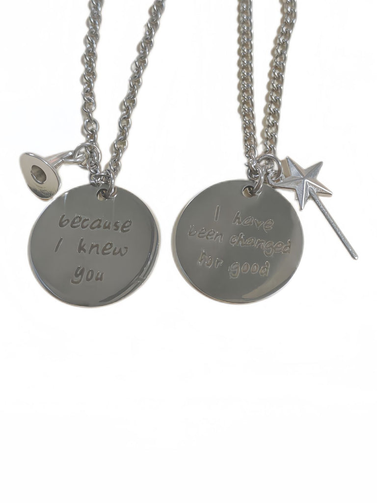 She adds this Friendship Pendant Best Gift Necklace and suddenly it's vintage perfection