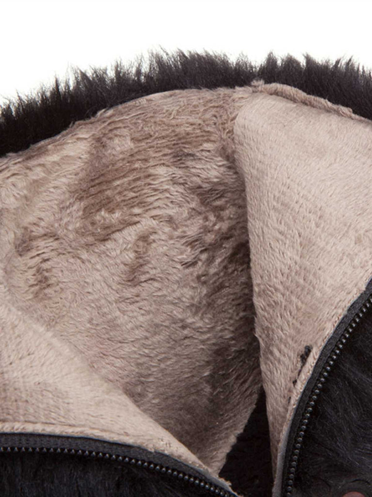 This Fur Bow Pointed High Heels Boots whispers vintage secrets to those who notice