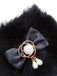 Fur Bow Pointed High Heels Boots — vintage style that transcends decades