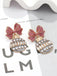 Glitter Bow & Bulbs Rhinestone Earrings: vintage detail work for the woman who notices
