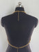 Gold-1970s-Draped-Cowl-Neck-Metallic-Chain-Halter-Top, vintage, retro