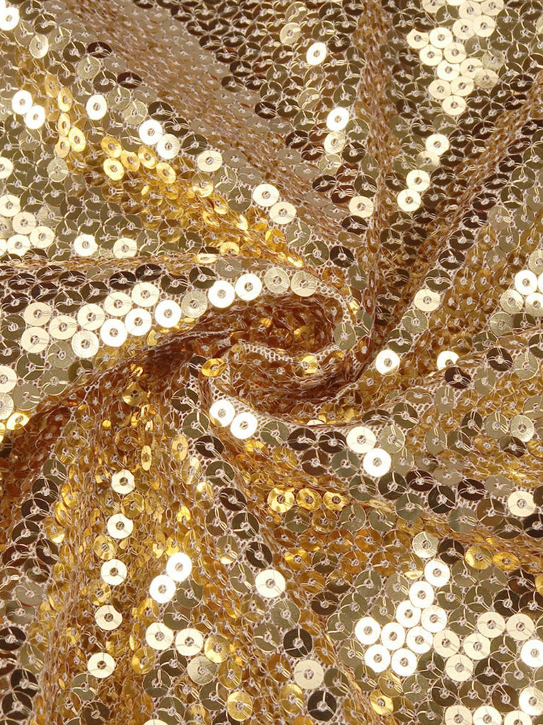 Women's Sequined Cowl Neck Cami Mini Dress, S/Gold Women's Sequined Cowl Neck Cami Mini Dress, S/Gold