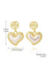 This Gold Heart Pearl Drop Earrings carries vintage stories waiting to be told