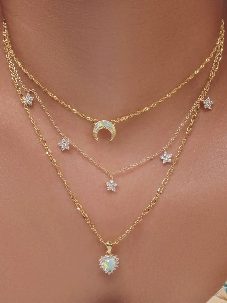 Gold-Layered-Celestial-Rhinestone-Heart-Pendant-Necklace, lace