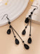 Gothic Waterdrop Pendant Earrings - vintage fashion, retro style