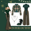She adds this Green 1930s Plaid Keyhole Neck Belted Jumpsuit and suddenly it's 1930s perfection