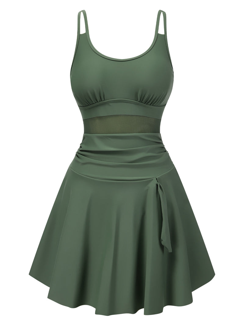 old fashioned swim dress Retro Swim Dress