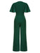 1930s Solid VNeck Jumpsuit | 1930s | vintage romper, retro jumpsuit