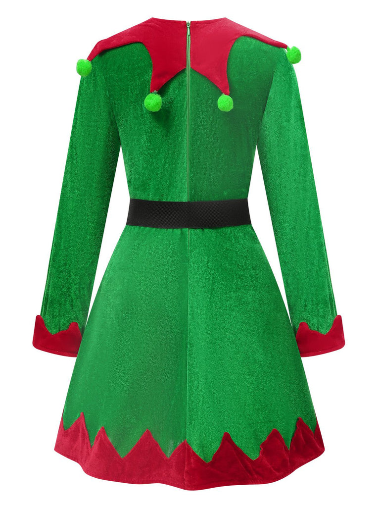 Women's Christmas Elf Dress Set Jovie Costume Xmas Fun Outfits | XXXL-Large Women's Christmas Elf Dress Set Jovie Costume Xmas Fun Outfits | XXXL-Large