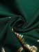 Green 1940s Gilded Floral Belted Dress — the kind of 1940s dress that makes strangers smile