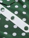 Green 1940s Polka Dot Bowknot Patchwork Dress, vintage dress, retro fashion - perfect for women who love vintage and retro fashion