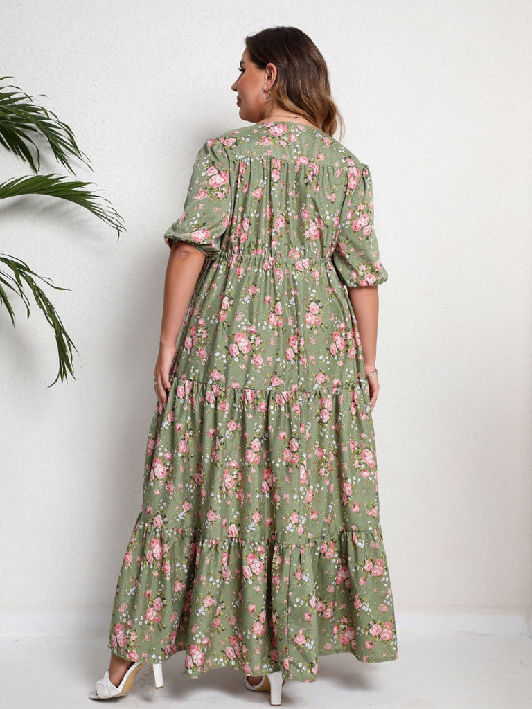 70s green dress Kelly Green and Copper 70s vintage midi dress