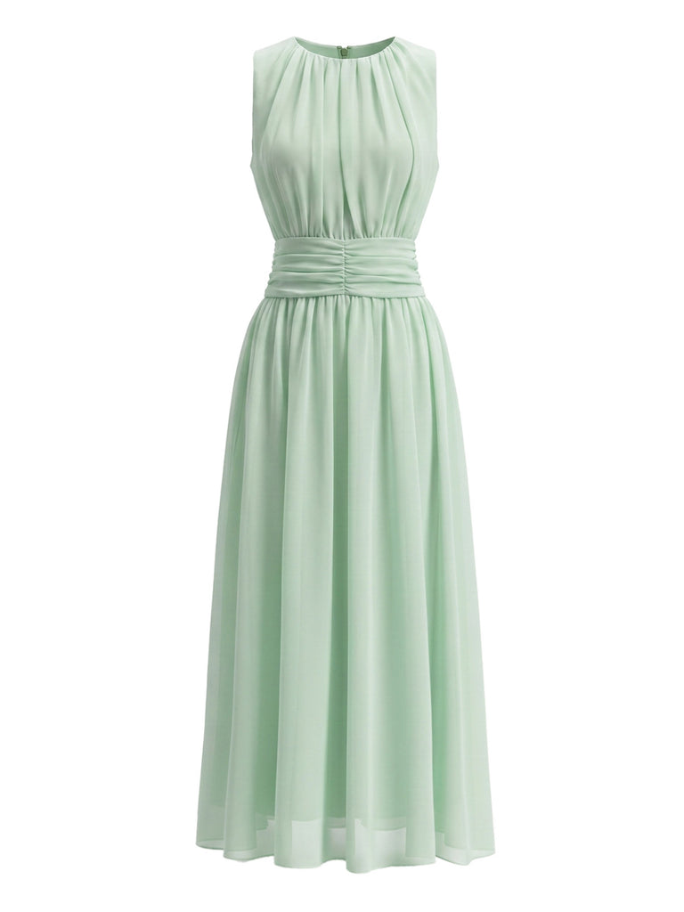 sleeveless chiffon midi dress Lola Sleeveless Chiffon Midi Dress