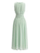 Elegant Pale Green 1940s Vintage Dress 2