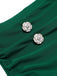 Green 1940s Striped Halter Swimsuit Set — because 1940s glamour never goes out of style