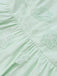 Green 1940s U-Neck Solid Jacquard Pure Cotton Dress - vintage dress, retro fashion