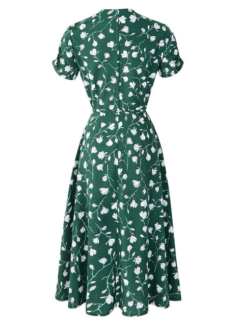 green floral dress old navy Fit & Flare Floral Maxi Dress