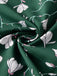 Green 1940s V-Neck Floral Dress — a 1940s silhouette that turns sidewalks into runways