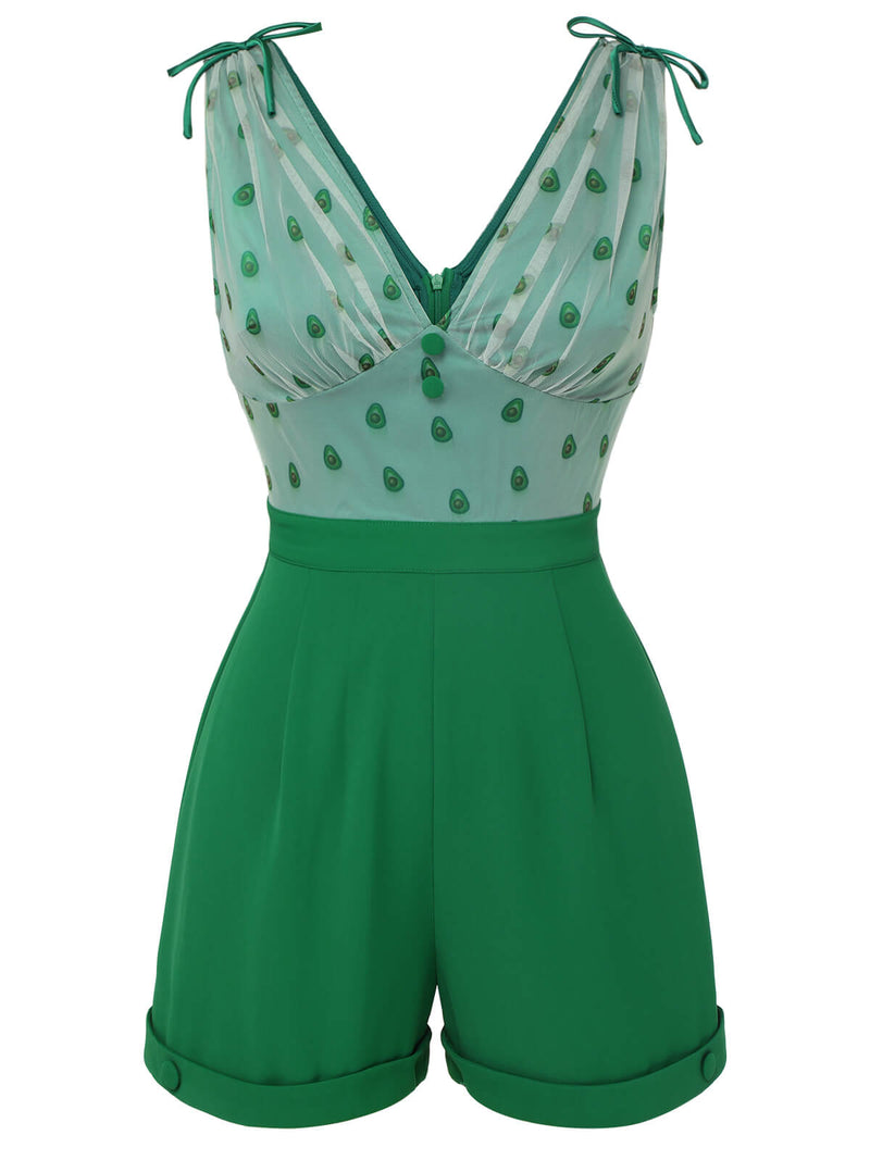 Green-1950s-Avocado-Mesh-VNeck