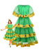 She finds her 1950s story in this Green 1950s Christmas Tree Costume With Bell