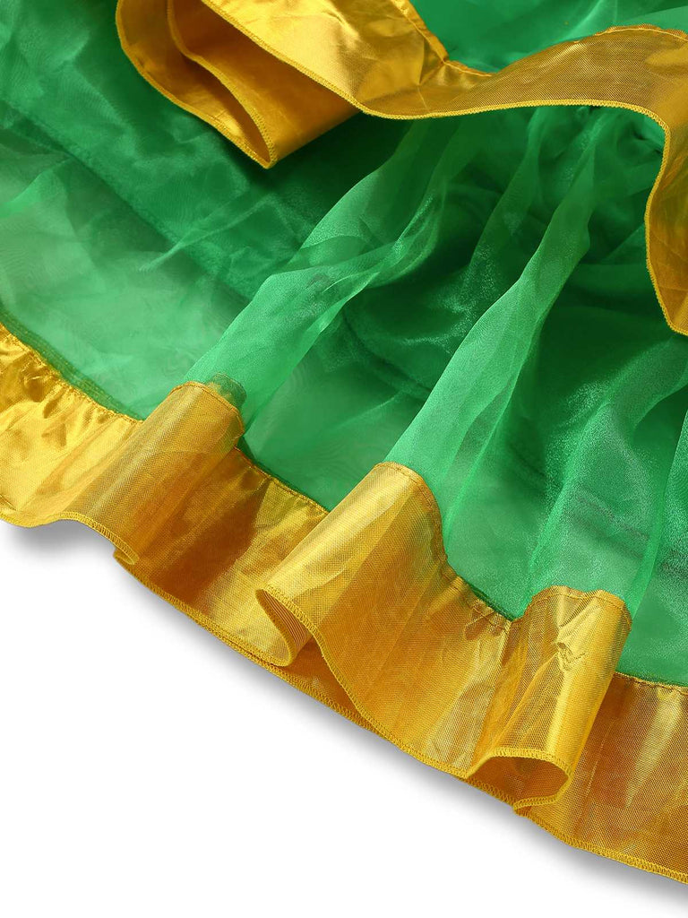 Green 1950s Christmas Tree Costume With Bell — 1950s style that transcends decades