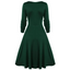 Green 1950s Lace Patchwork Swing Dress — vintage elegance for the modern woman