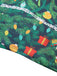 Green 1960s Christmas Pattern Bodycon Dress - vintage dress, retro fashion
