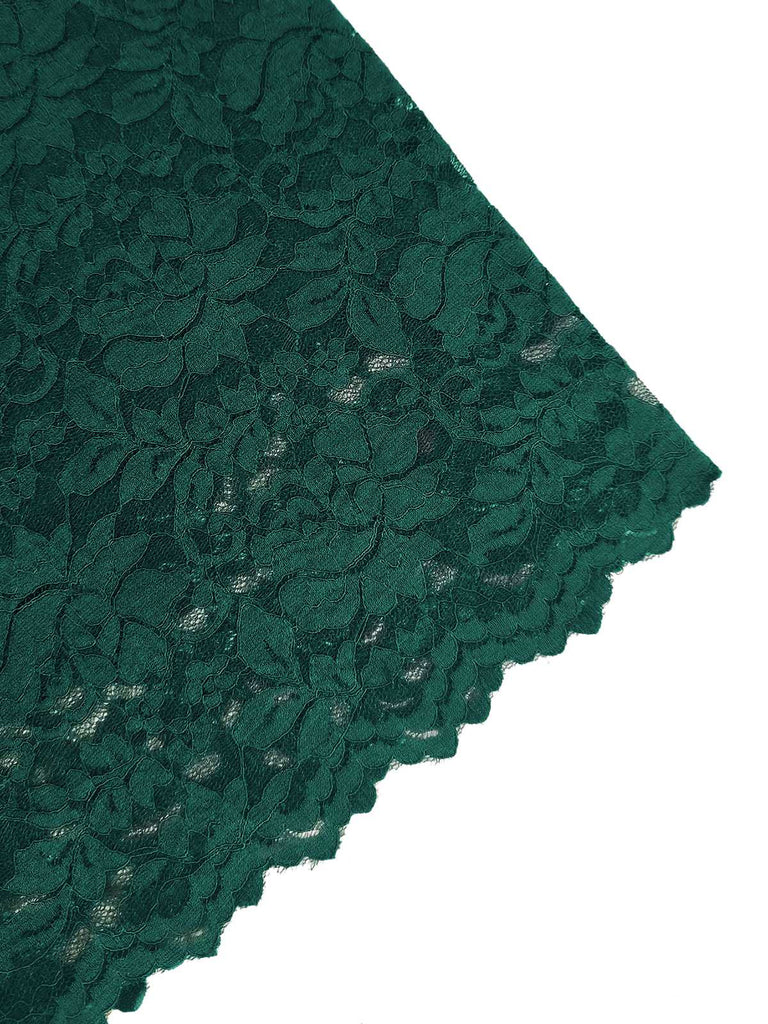 This Green 1960s Floral Solid Bodycon Dress wraps her in 1960s elegance, one twirl at a time