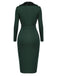 Green 1960s Glitter Patchwork Belted Dress, vintage dress, retro fashion - perfect for women who love vintage and retro fashion