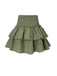 She sways in this Green 1960s Solid Elastic Waist Cake Skirt and it's pure 1960s magic