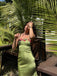 She slips into this Green 1960s Spaghetti Strap 3D Floral Dress and suddenly it's a 1960s daydream
