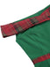 Green 1960s Tartan Patchwork Off-Shoulder Dress — a 1960s silhouette that turns sidewalks into runways