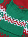 Green 1970s Happy Christmas Straps Knitted Jumpsuit: timeless 1970s elegance she makes her own