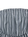 Grey 1930s Strapless Striped Belted Jumpsuit - vintage jumpsuit, retro fashion