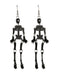 She adds this Halloween Black Skeleton Alloy Earrings and suddenly it's vintage perfection