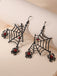 Halloween Black Spider Web Earrings, vintage fashion, retro style - perfect for women who love vintage and retro fashion