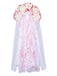 Halloween Blood Rose Ghost Bride Tulle Veil - vintage fashion, retro style