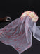 Halloween Blood Rose Ghost Bride Tulle Veil - vintage fashion, retro style