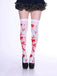 & Halloween Blood Stain Thigh-High Stockings - vintage fashion, retro style