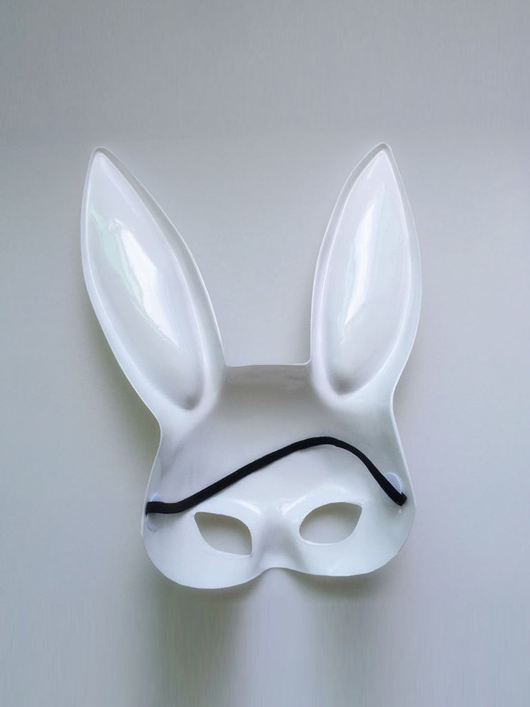Halloween Easter Bunny Half Face Mask — vintage vintage charm for her modern wardrobe