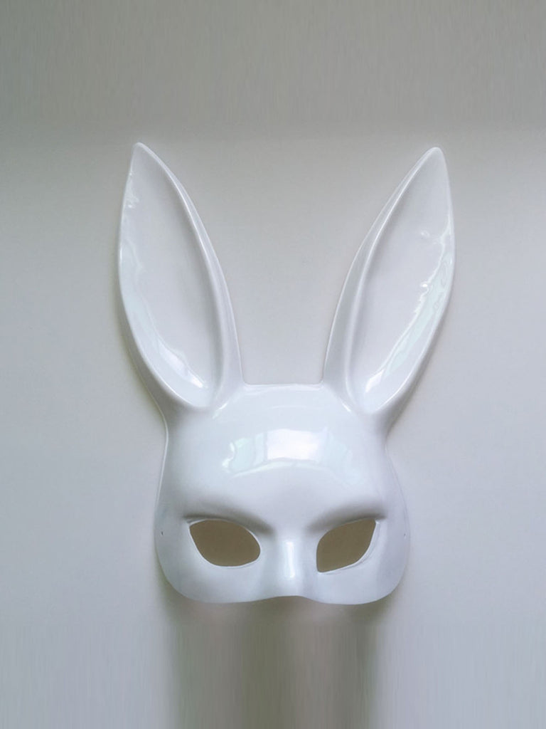 She finds her vintage story in this Halloween Easter Bunny Half Face Mask