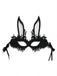 Halloween Easter Bunny Half Face Mask - vintage fashion, retro style