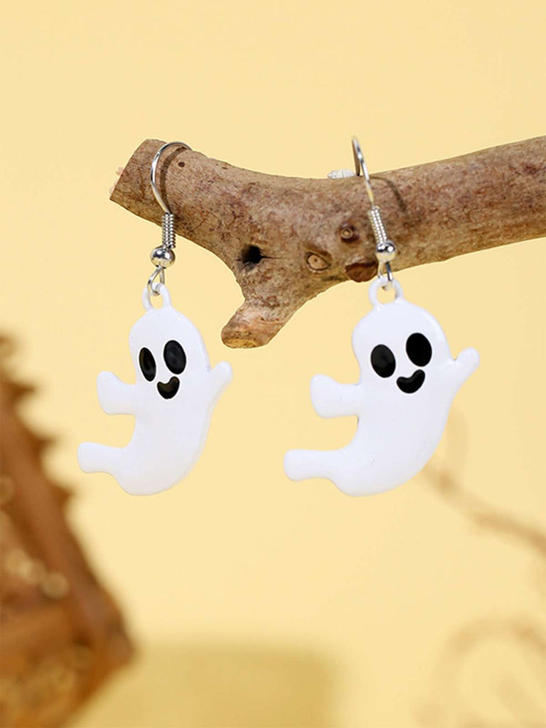 Halloween Ghost Dangle Earrings - vintage fashion, retro style