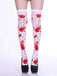 Halloween Gothic Blood Over-Knee Stocking - vintage fashion, retro style