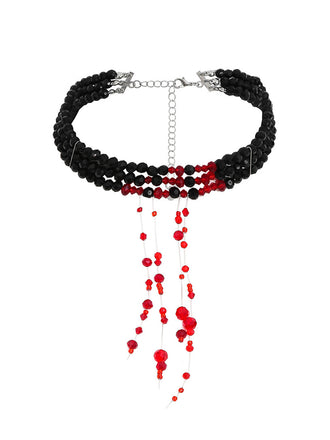 Halloween Gothic Crystal Blood Drop Necklace: timeless style reimagined