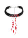 Halloween Gothic Crystal Blood Drop Necklace: timeless style reimagined