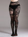 Halloween Gothic Lace Floral Pattern Sheer Tights - vintage fashion, retro style